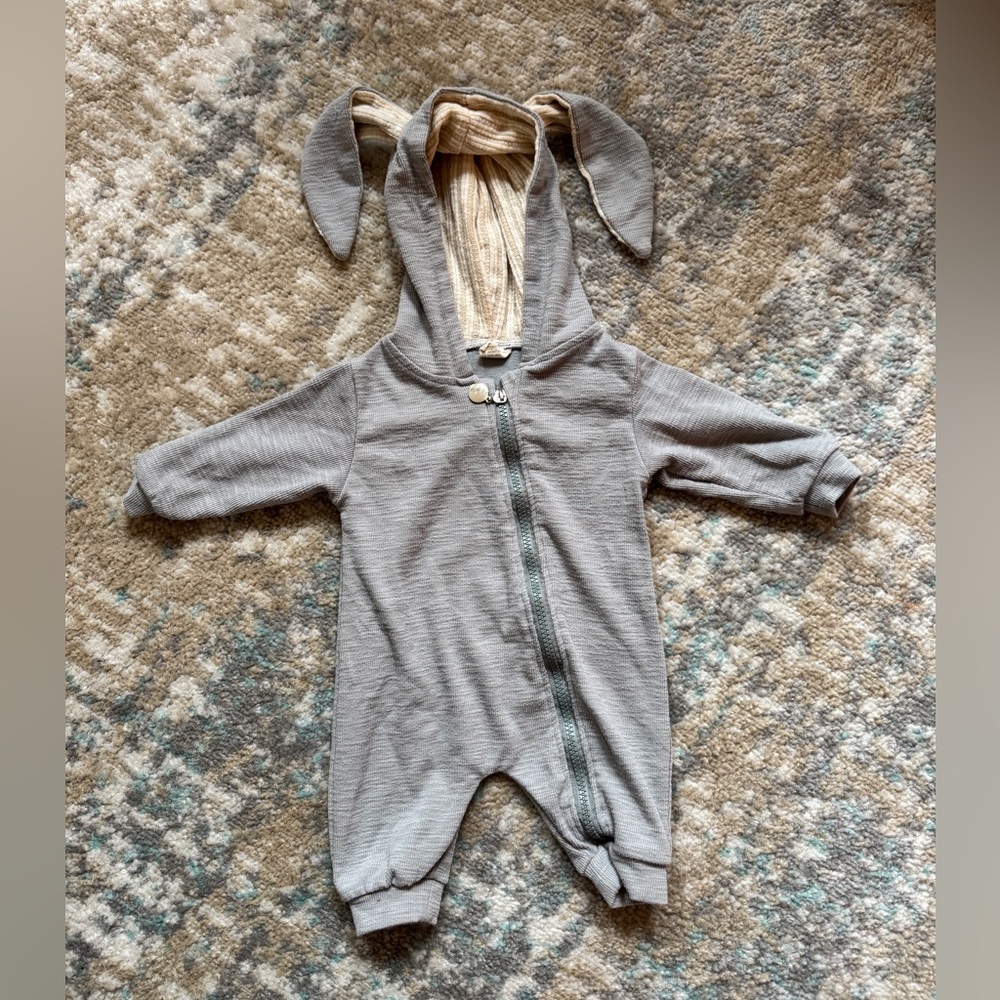 Bunny Onesie Footies Size 59cm / 3 Months